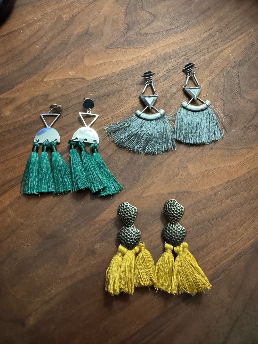 Paparazzi "Tassel Trippin" Earrings Set of 3